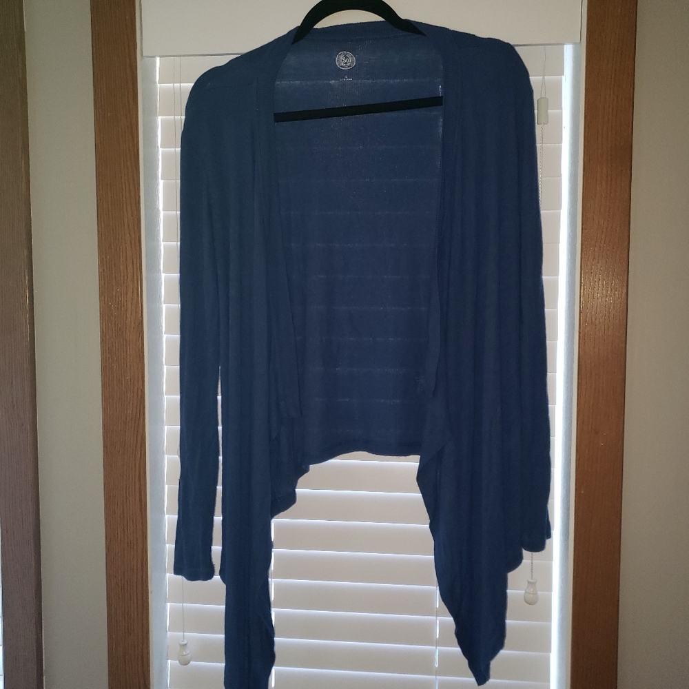 Cobalt blue, lightweight cardigan